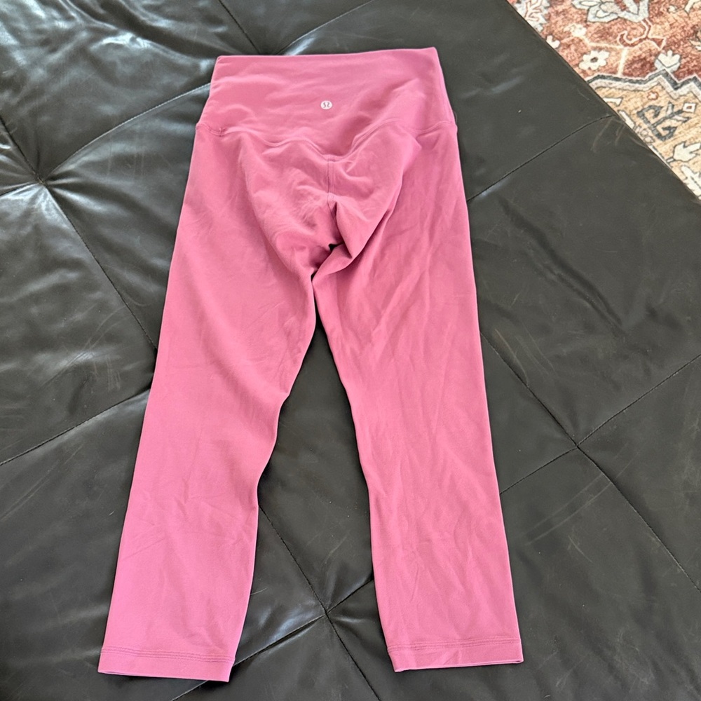 Lululemon Align Pink Cropped Leggings